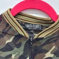 Image 3 of anti-flirt mesh zip up 