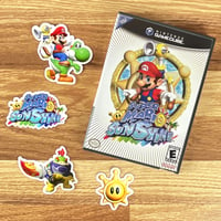 Image 2 of Super Mario Sunshine Sticker Set (10 Pieces)