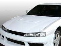 S14 Kouki Single Vent Bonnet FRP