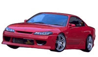 Image 1 of S15 Vertex Style Aero kit FRP