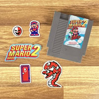 Image 2 of Super Mario Bros. 2 Sticker Set (54 Pieces)