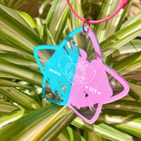 Image 2 of MIKU Star Acrylic Keychain