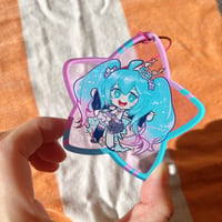 Image 3 of MIKU Star Acrylic Keychain