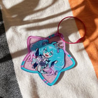 Image 1 of MIKU Star Acrylic Keychain