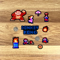 Image 2 of Donkey Kong Arcade Sticker Set (27 Pieces)