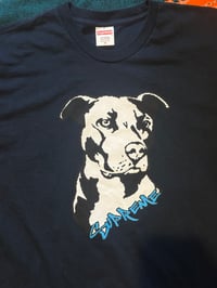 Image 2 of Supreme Pitbull Tee Navy