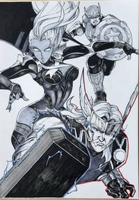 Image 2 of Ling Ruby (eSoul) // Storm Team - Marvel Rivals Original Artwork