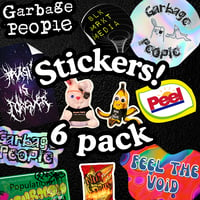 Sticker variety 6 pack 