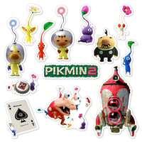 Image 1 of Pikmin 2 Sticker Set (13 Pieces)