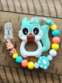 Squirrel Teether (Glowing Beads)