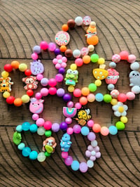 Image 1 of Silicone Kandi Bracelets