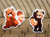 Image 1 of Red Panda Stickers