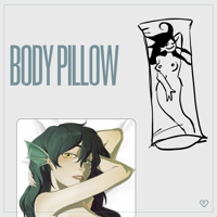 Image 1 of Siren Girl Body Pillow 