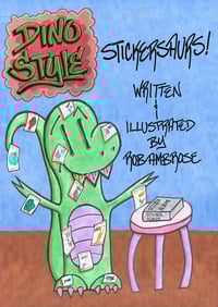 Dino Style: Stickersaurs! SIGNED COPY - READ NOTE IN DESCRIPTION!