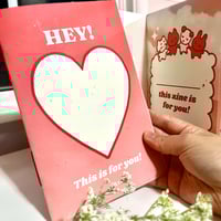 Image 1 of "Hey! This Is For You" Greeting Card Zine