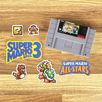 Image 2 of Super Mario Bros. 3 Super Mario All-Stars Sticker Set (34 Pieces)