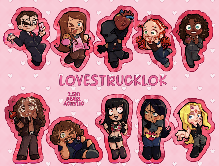 Lovestruck charms  (stock)