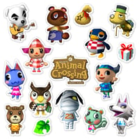 Image 1 of Animal Crossing Sticker Set (16 Pieces)