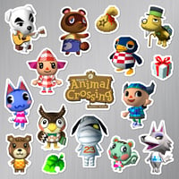 Image 1 of Animal Crossing Magnet Set (16 Pieces)