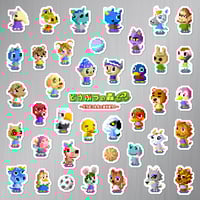 Image 1 of Animal Forest e+: Let's Play with Animals! Magnet Set (40 Pieces)