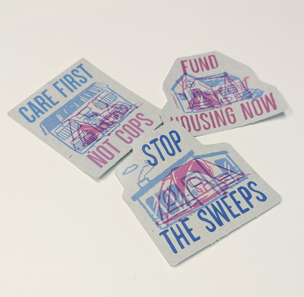 Image of Community Care Vinyl Stickers