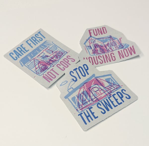Image of Community Care Vinyl Stickers