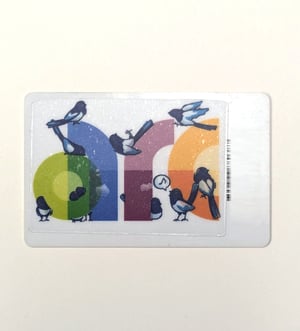 Image of Arc Card Vinyl Sticker