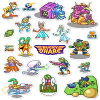 Image 1 of Bucky O'Hare Arcade Sticker Set (20 Pieces)