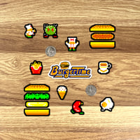 Image 2 of BurgerTime Arcade Sticker Set (38 Pieces)