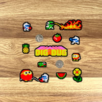 Image 2 of Dig Dug Arcade Sticker Set (35 Pieces)