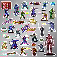 Image 1 of Captain America and the Avengers Arcade Magnet Set (31 Pieces)
