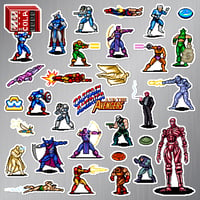 Image 1 of Captain America and the Avengers Arcade Magnet Set (31 Pieces)