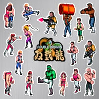 Image 1 of Double Dragon Arcade Magnet Set (18 Pieces)