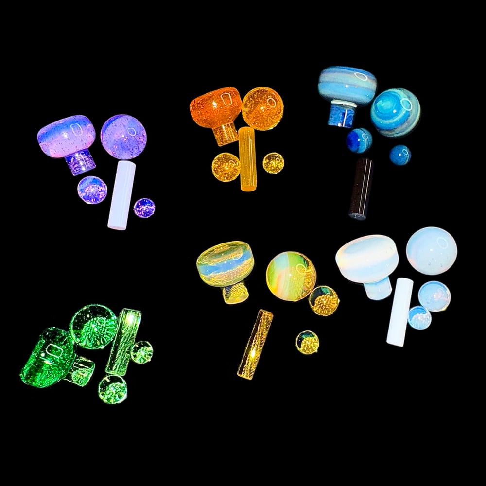 Image of 5 Piece Slurper Set By @howlsglass