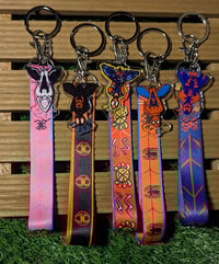 Image 1 of Hangin' Spiders Lanyard Keychains