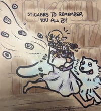 Image 2 of DunMesh "Stickers to Remember You All By" Sticker Book