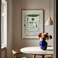 Image 1 of Give Me Your Best Shot Print