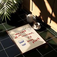 Image 3 of Un Cafe Et Un Croissant S'il Vous Plait