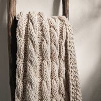 Image 3 of Lenox Cable Throw Blanket