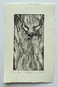 Image 2 of Hellfire intaglio print