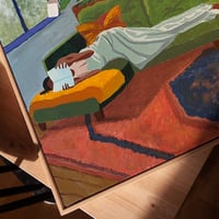 Image 2 of Book by the window - original painting