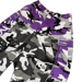 Image of THE FEAR GENERATION WIDE MILITARY CARGO DOUBLE PANT PURPLE / SNOW CUT