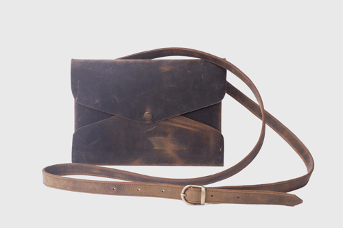 Image of The Envelope Clutch in Brown