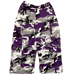 Image of THE FEAR GENERATION WIDE MILITARY CARGO DOUBLE PANT PURPLE