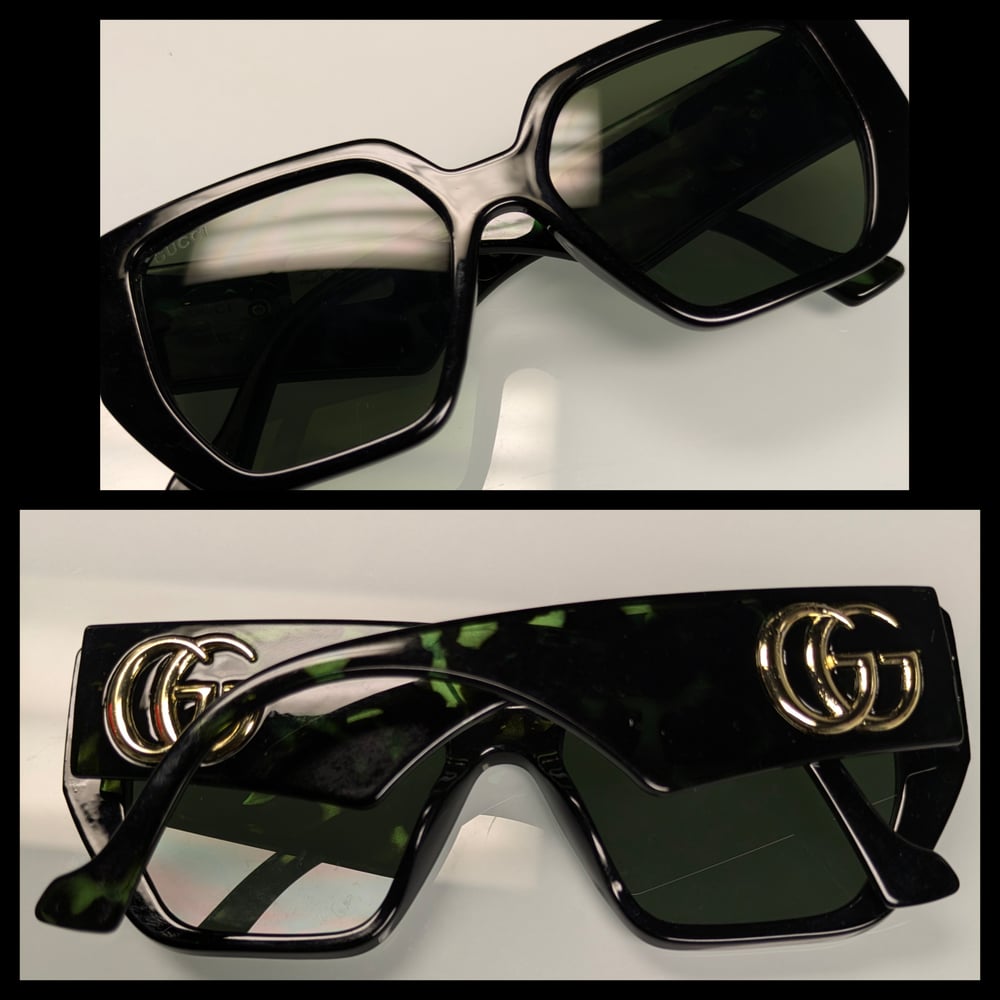 Image of Green Cheetah Glasses