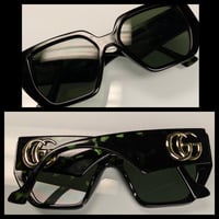 Green Cheetah Glasses