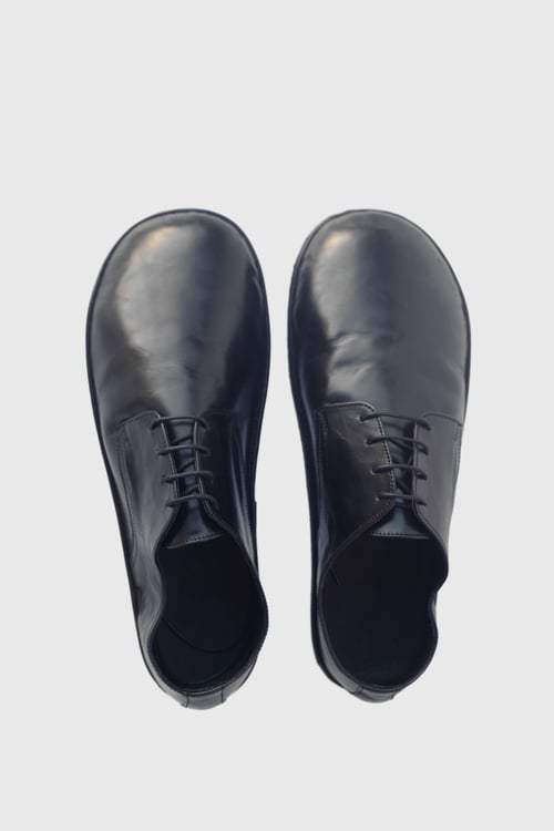 Image of Plain Toe Derby in Glorious Black - 46 EU - Ready to ship