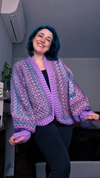 Image 2 of Pastel Vibes Cozy Cardigan - one size