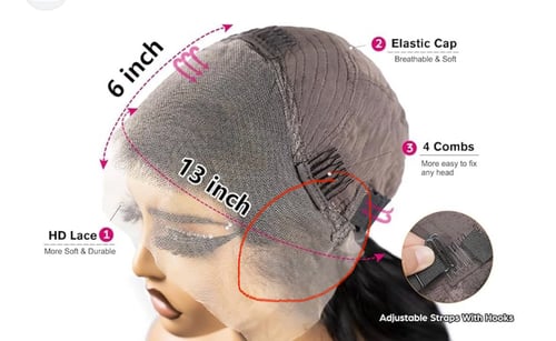 Image of NEW Straight HD 13*6 ‘Ciara’ Highlight wig