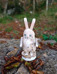 Image 2 of Rabbits Hare Driftwood Family 14 cm